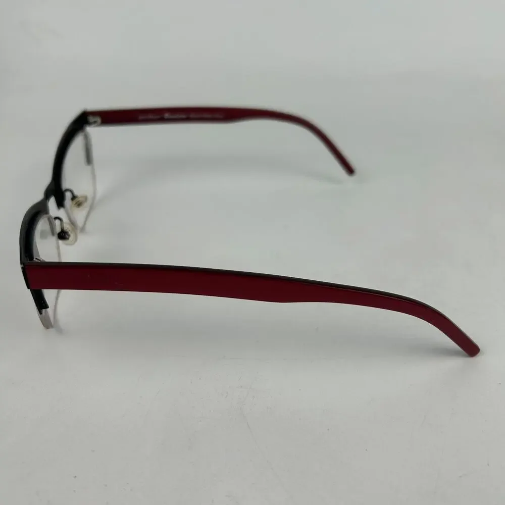 Roadster Anvifrieze Eyeglasses Women Black Red Plastic Round Half Rim‎ 48 23 140